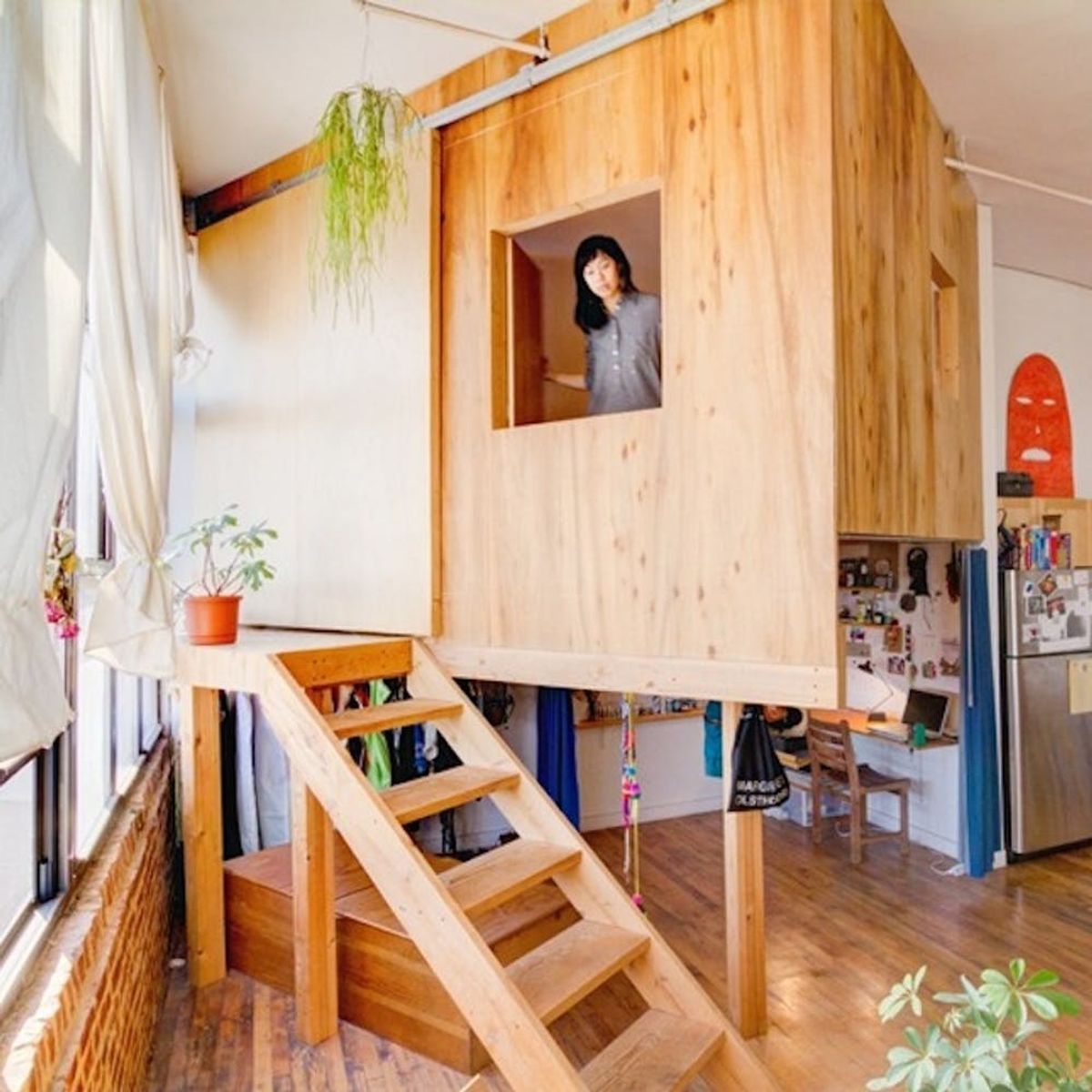 You Have to See This Treehouse Built Inside a Studio Apartment!