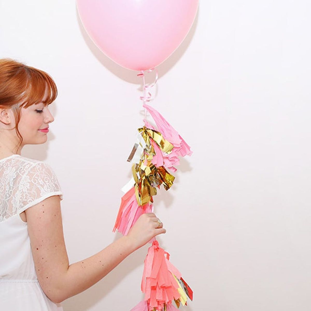 Make This Tassel Balloon for Your Wedding in 5 Minutes