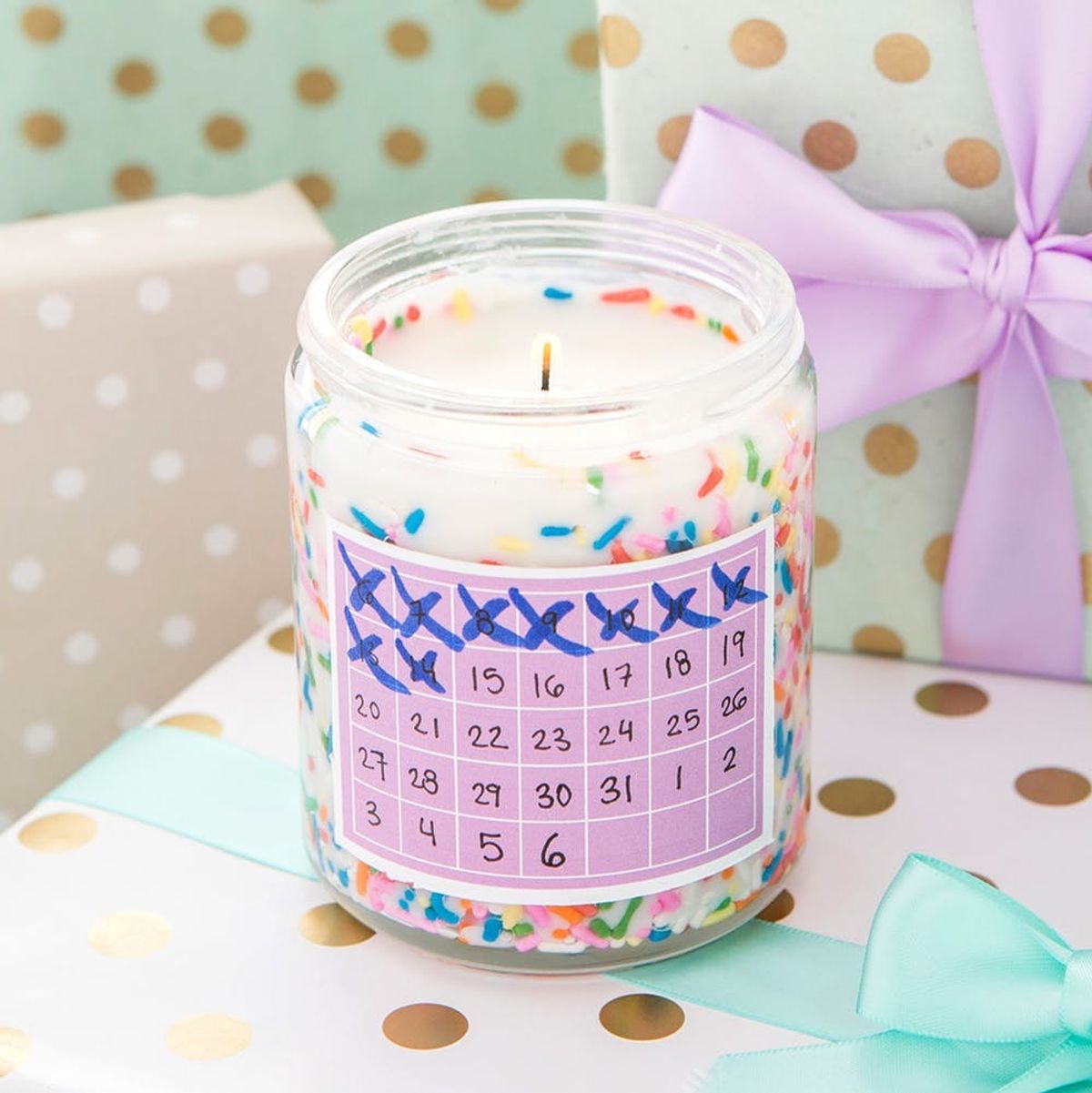 How to Make a Birthday Advent Candle for Your Bestie’s Big Day