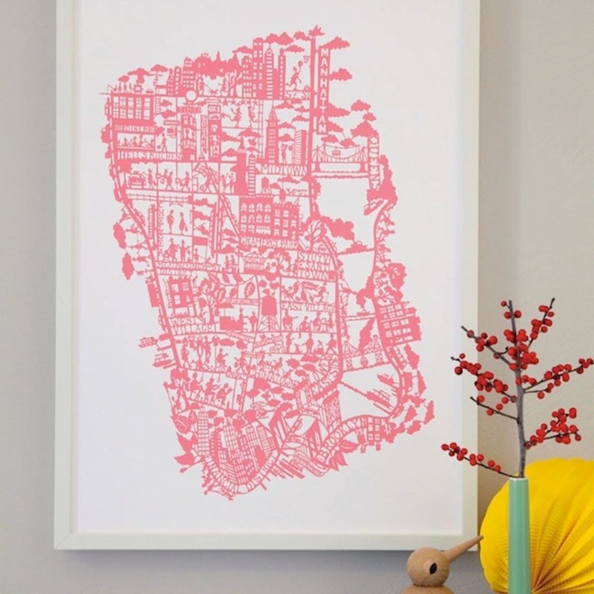 17 Pieces of Map Wall Art to Satisfy Your Wanderlust