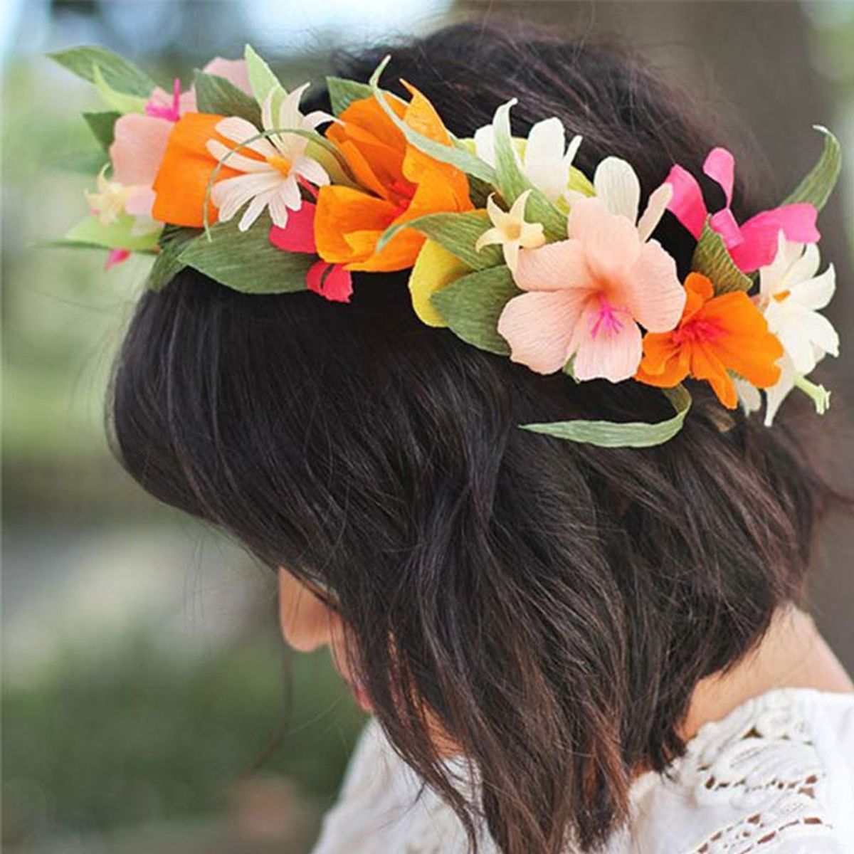 11 Coachella-Approved DIY Paper Flower Crowns