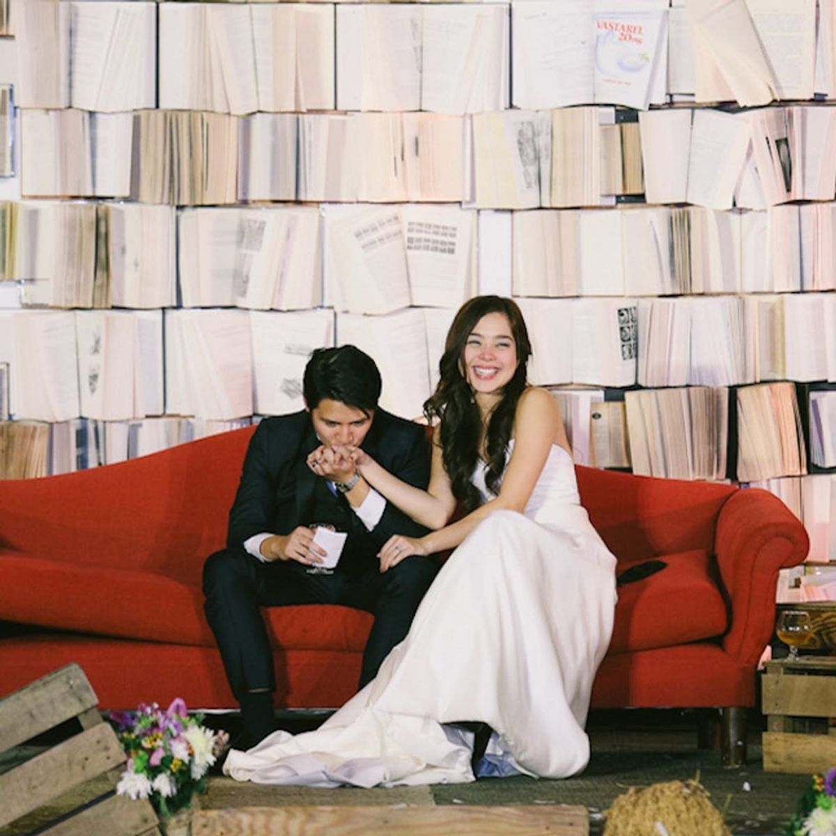 We’re Geeking Out Over This Chic Comic Book Wedding