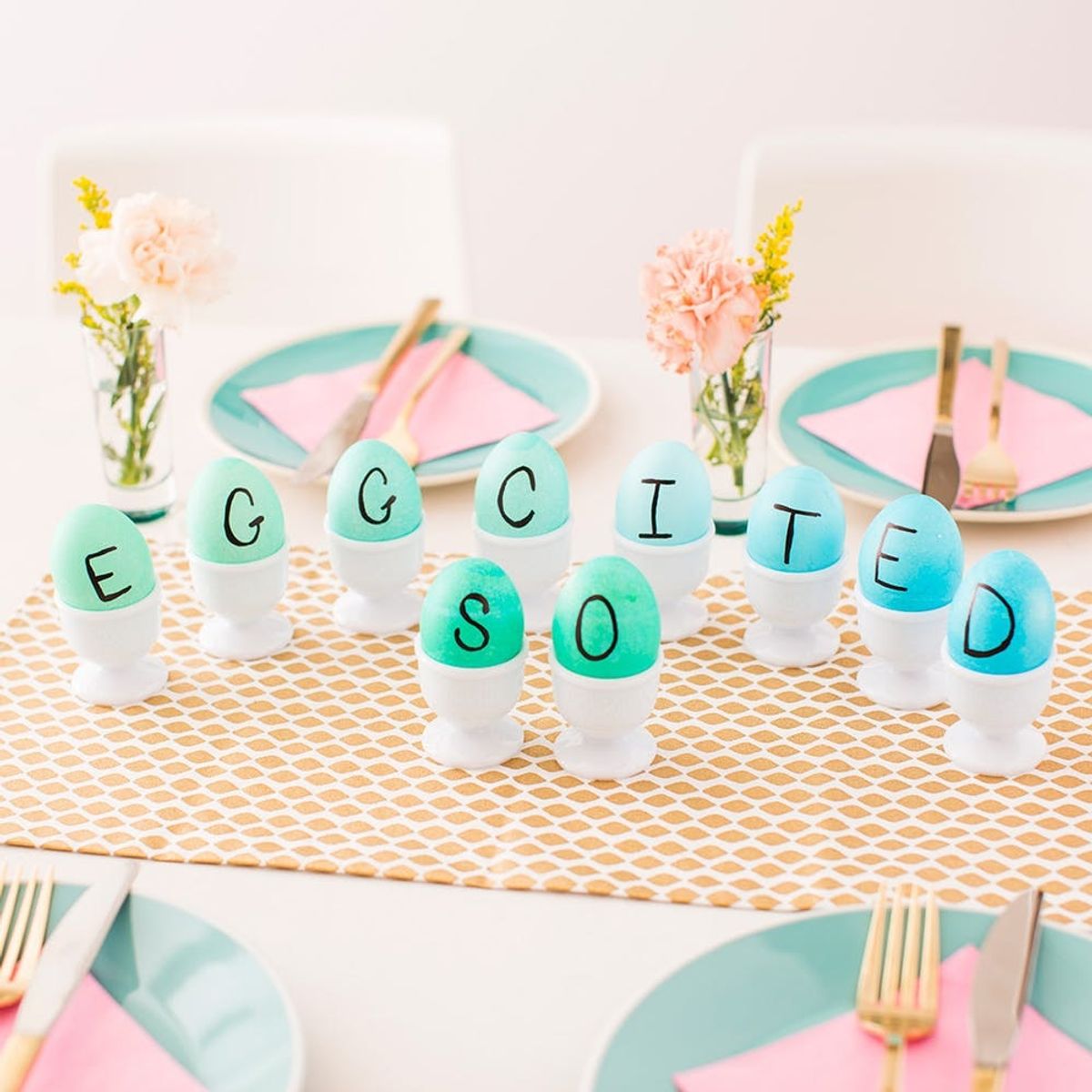 How to Make the Punniest Easter Egg Centerpiece EVER