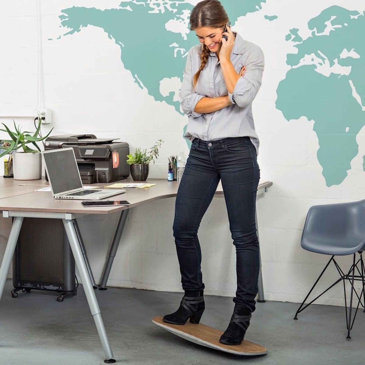 Forget Standing Desks — Surfing Desks Are the Latest Work Trend