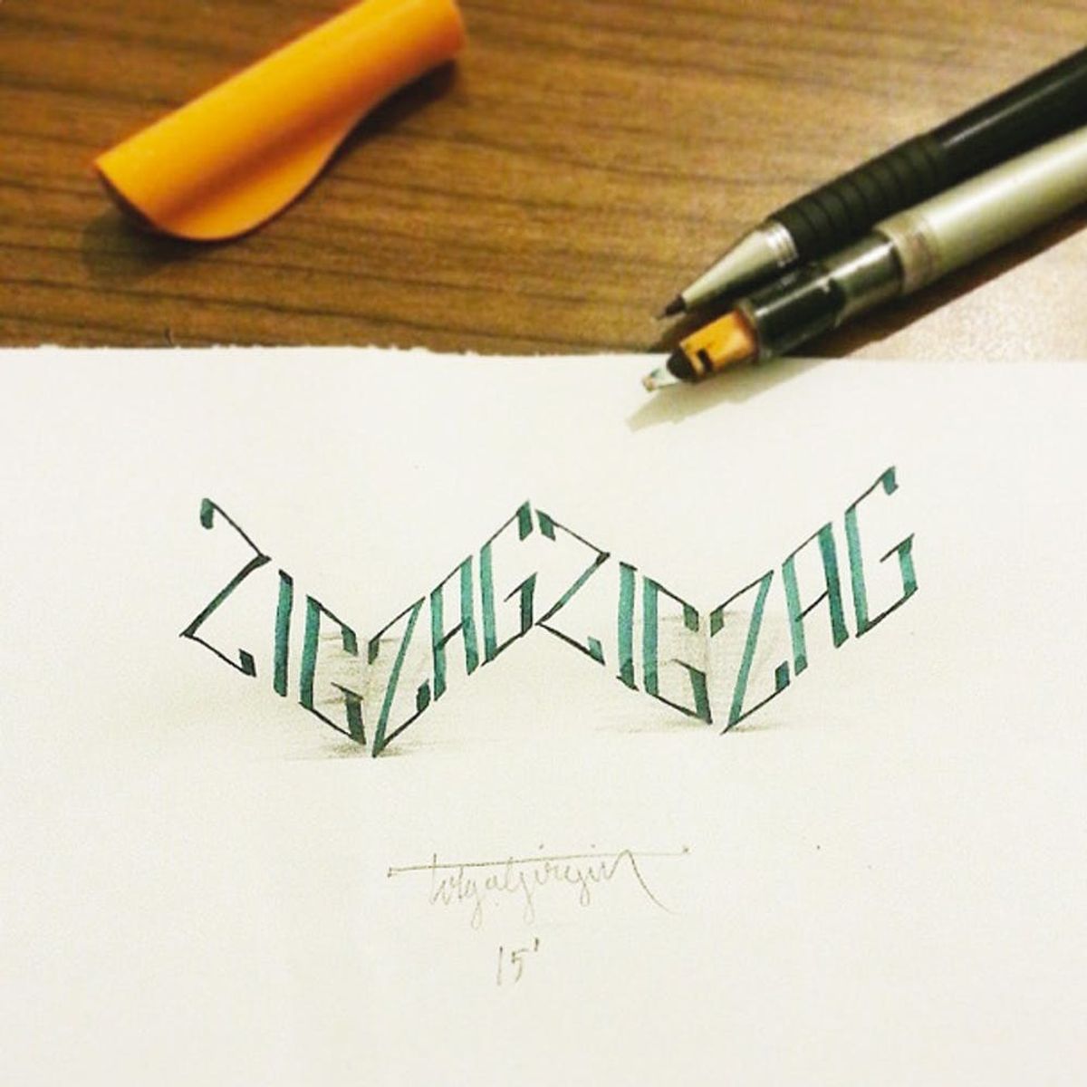 This 3D Calligraphy Will Blow Your Mind