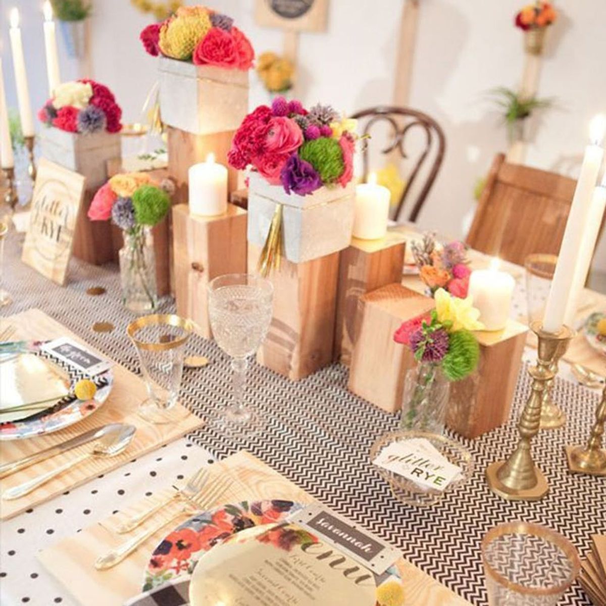 15 Unique Wedding Tablescapes That Take the Cake
