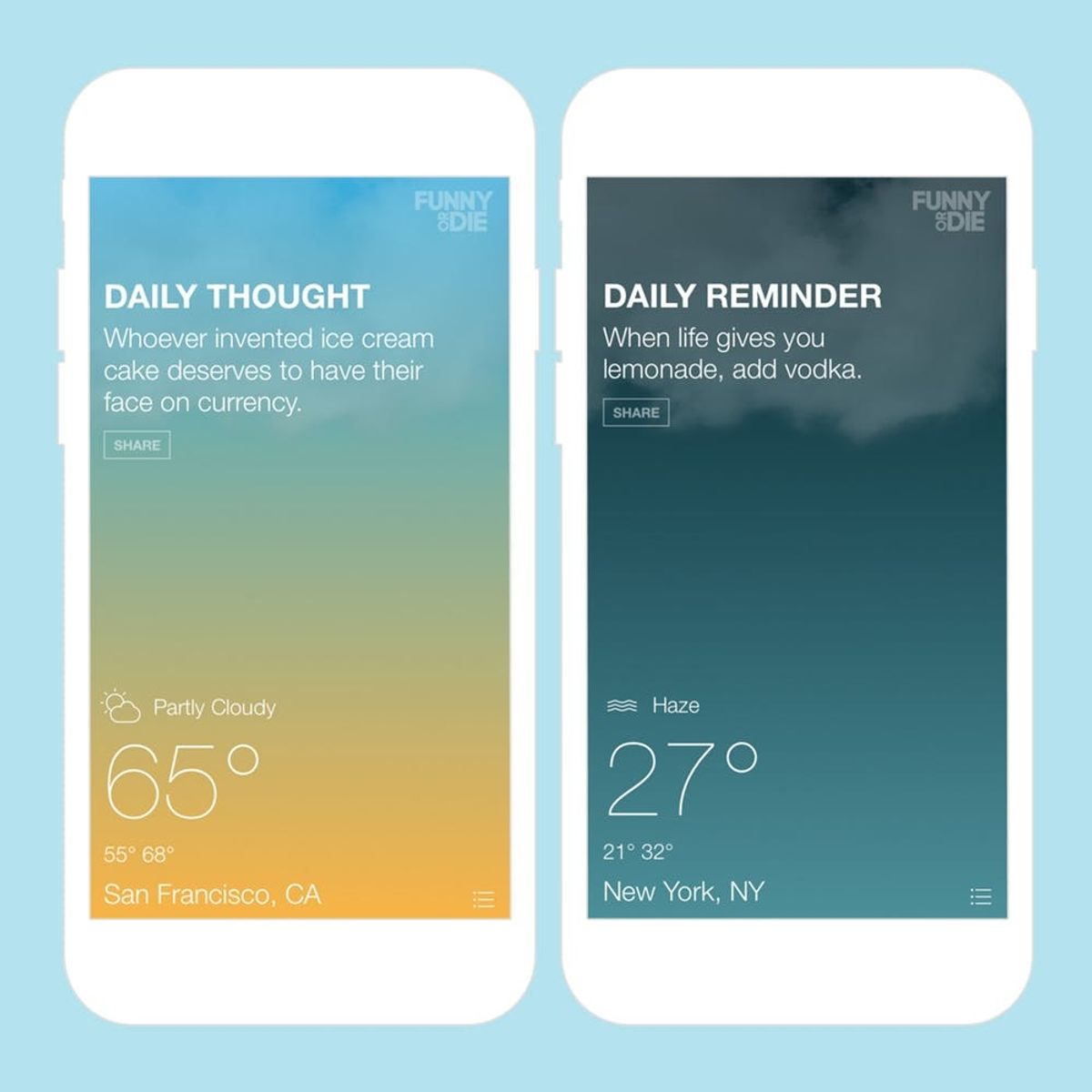 Funny or Die Made a Hilarious Weather App You Need to DL Now