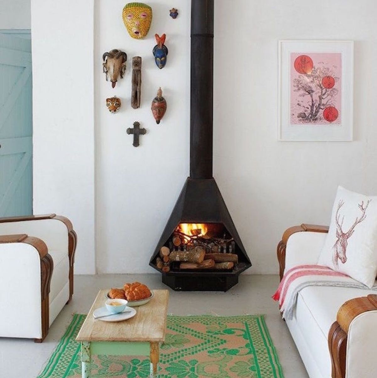 13 Wood Stove Decor Ideas for Your Home