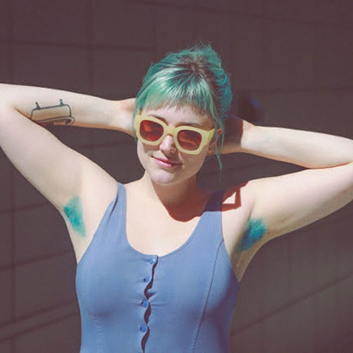 Say What?! Dyed Armpit Hair Is Trending…