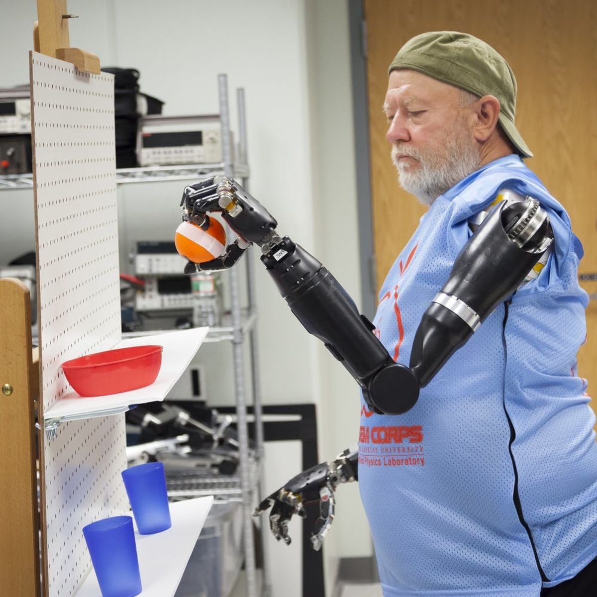 This Man Can Control His Mechanical Arms With His Mind