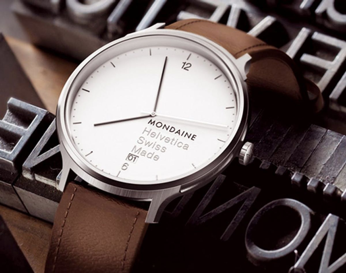 As Expected: The Helvetica Watch Is Gorgeous