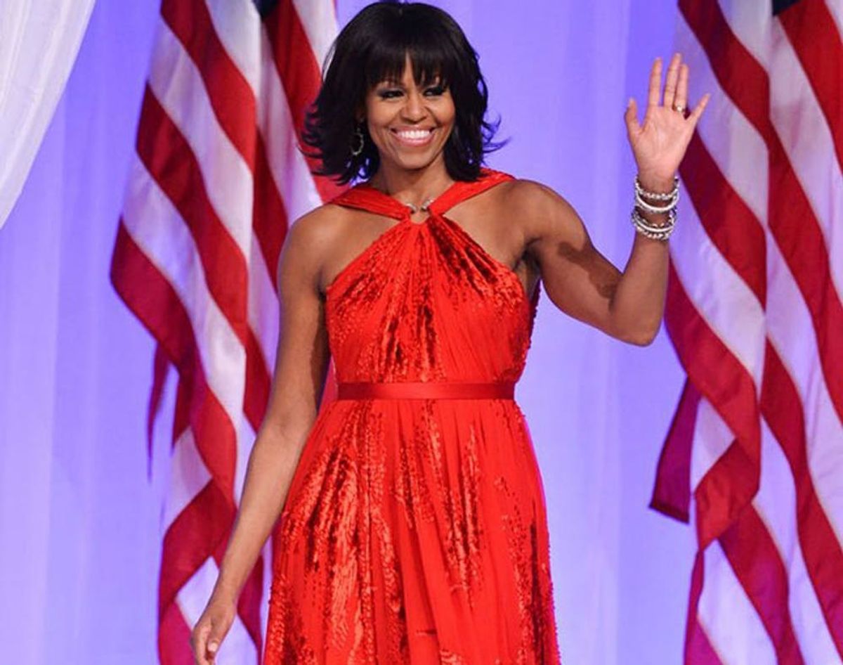 5 Ways to Hack Your Office Dress for a Holiday Party like Michelle Obama