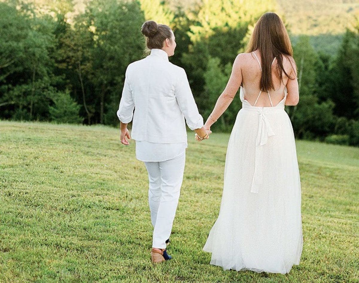We’re Head Over Heels for This Camp-Inspired Wedding