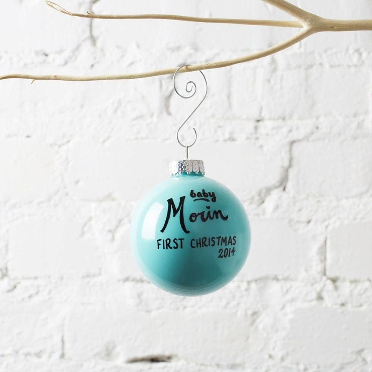 14 Customizable Ornaments for Your Baby’s First Christmas