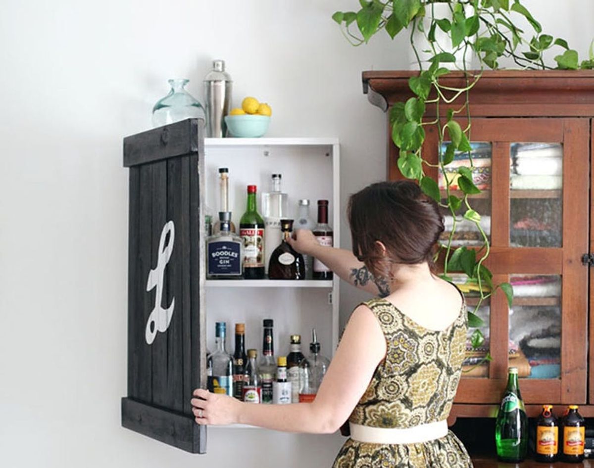 Small Space Hack: 10 Ways to Fit a Home Bar Anywhere