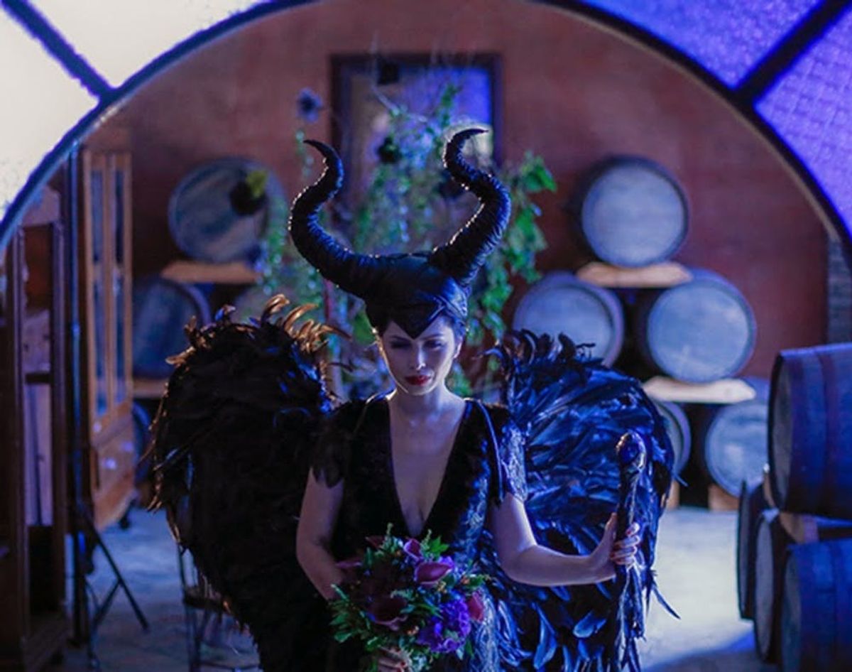 This Maleficent-Themed Wedding Is Scary Good