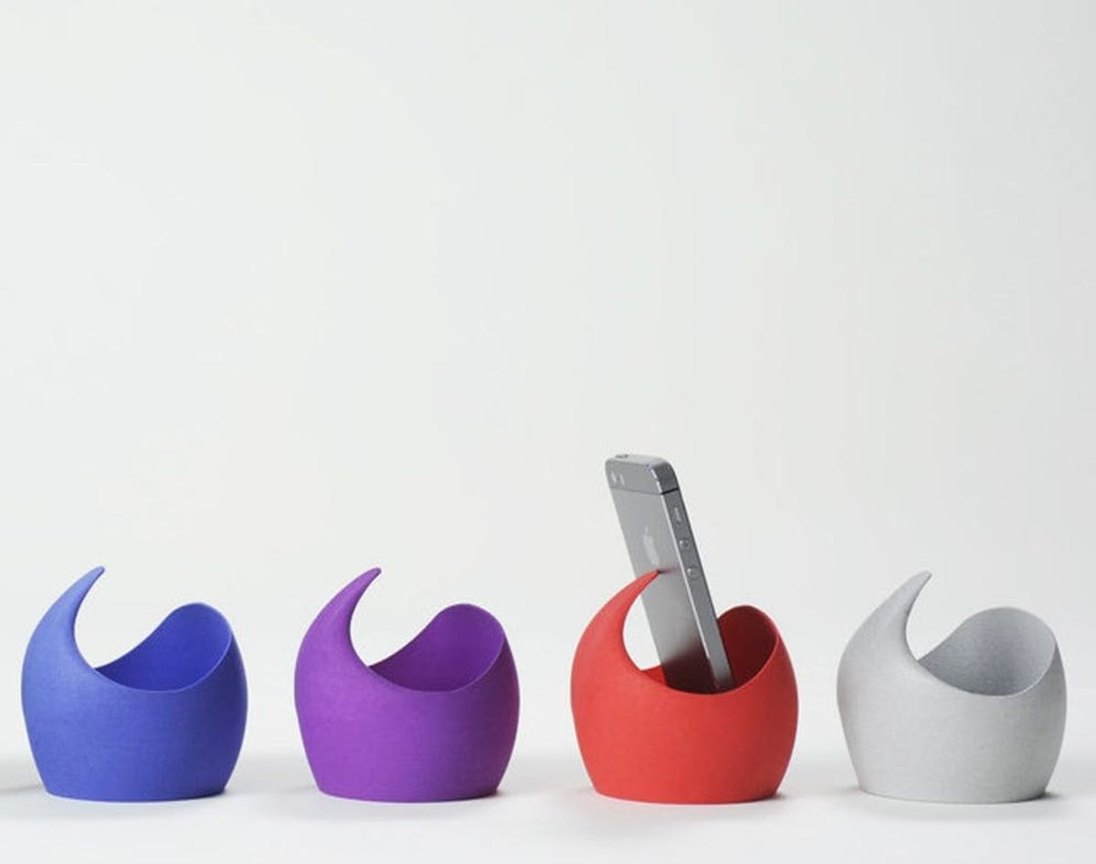 This 3D Printed Pod Gives Your Phone Mega Volume
