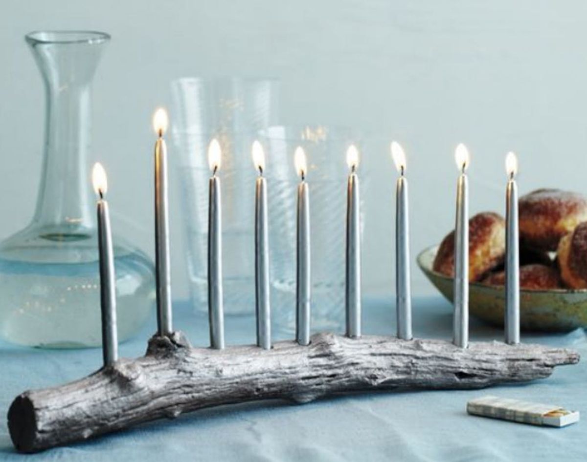 13 DIY Menorahs to Make This Hanukkah