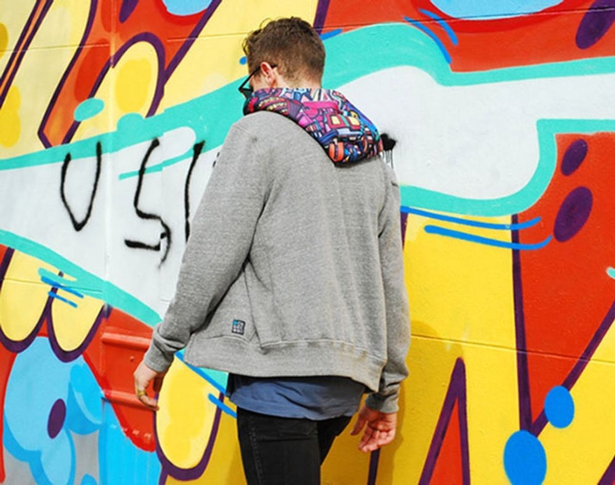 This Sweatshirt Makes Street Art Wearable