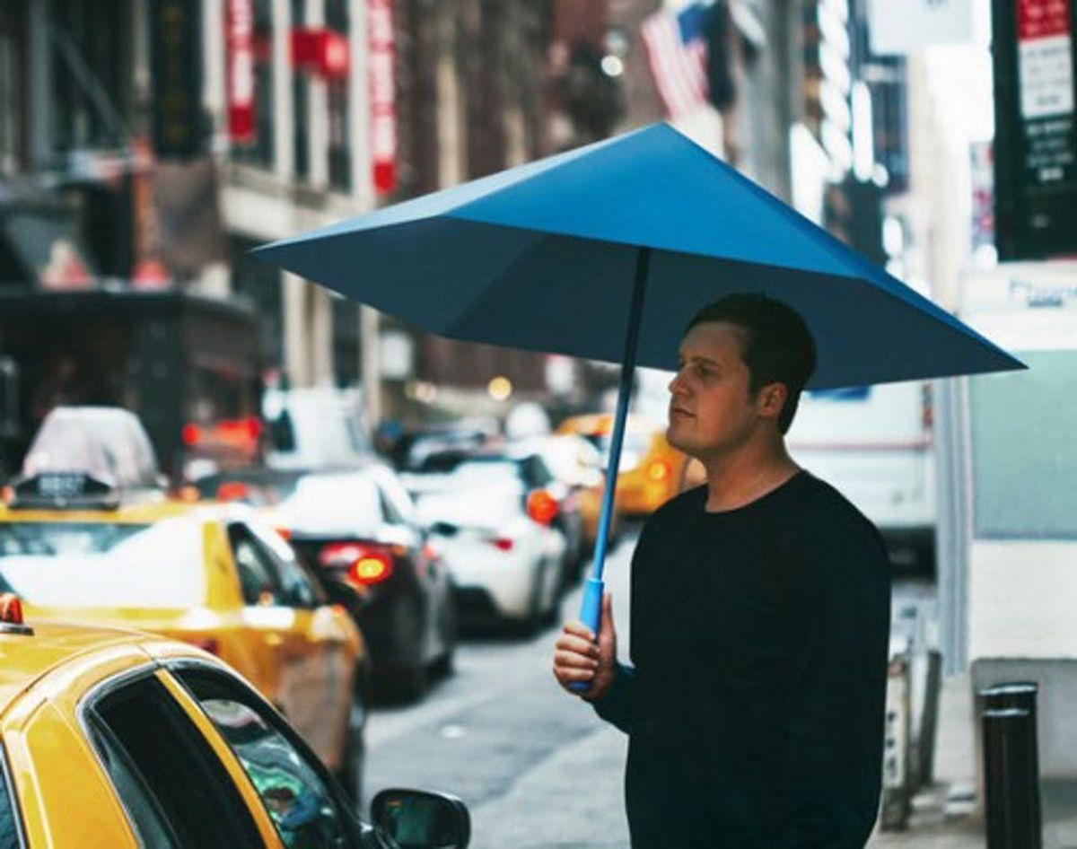 This Eco-Friendly Umbrella Folds Like Origami