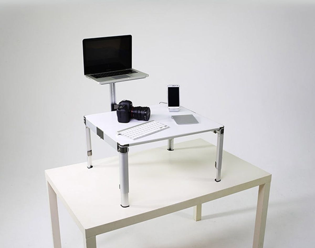 Meet the World’s First Truly Portable Standing Desk