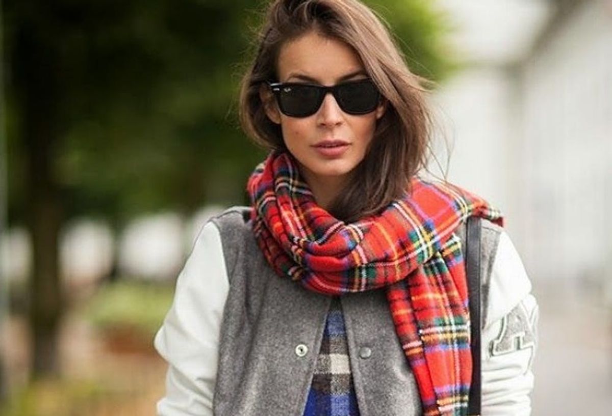 15 Chic Ways to Wear a Scarf this Fall