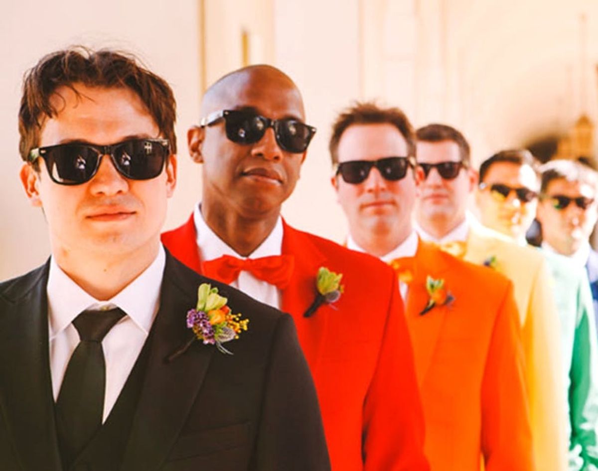 18 Crazy Colorful Ideas for Your Groom