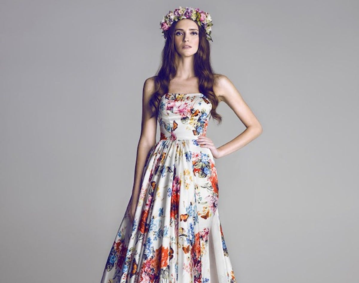17 Floral Wedding Dresses You Can Shop Now