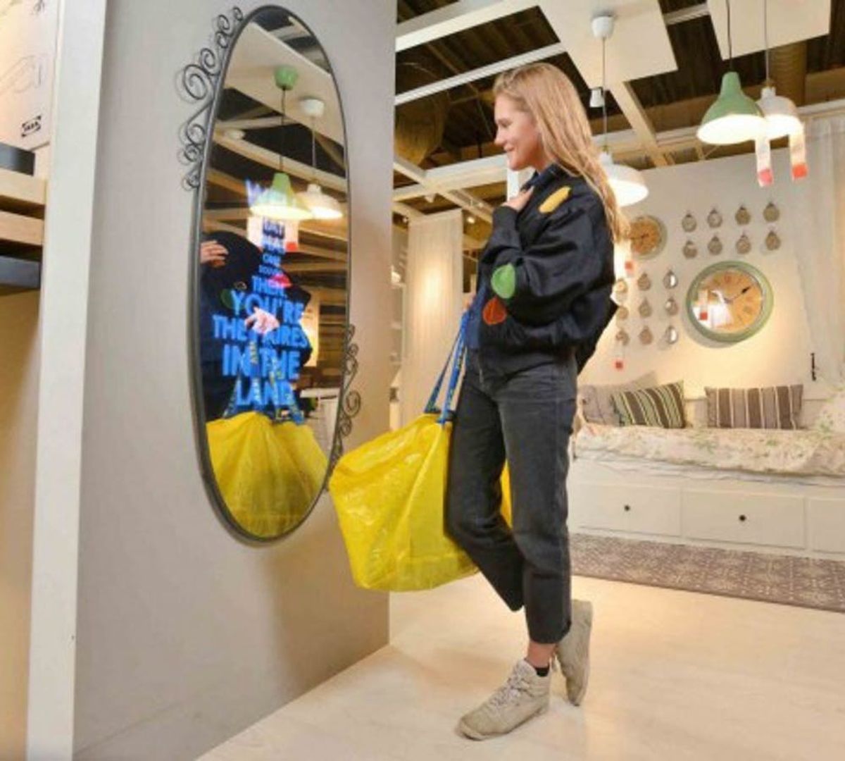 IKEA Just Reinvented the Mirror in a Crazy Cool Way