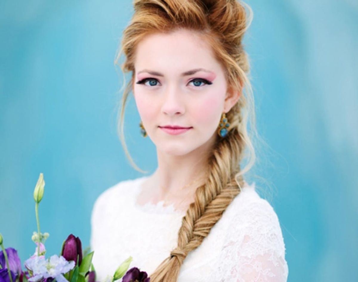 Be a (Snow) Queen in This “Frozen”-Inspired Wedding Gown