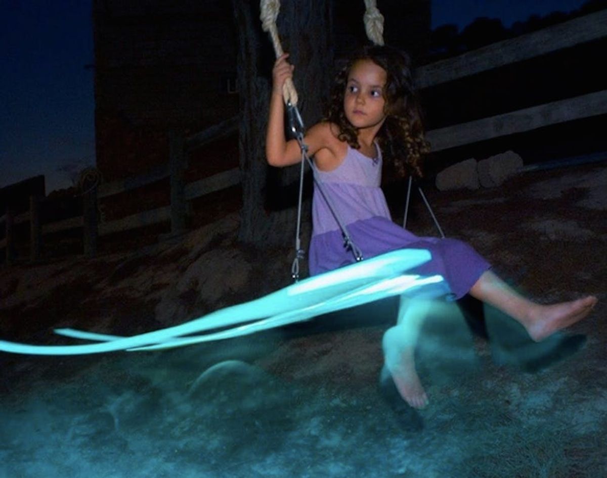 This LED Swing Is Your Childhood Dream Come True