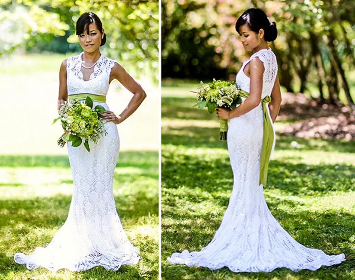 You’ll Never Believe What This Wedding Dress Is Made of