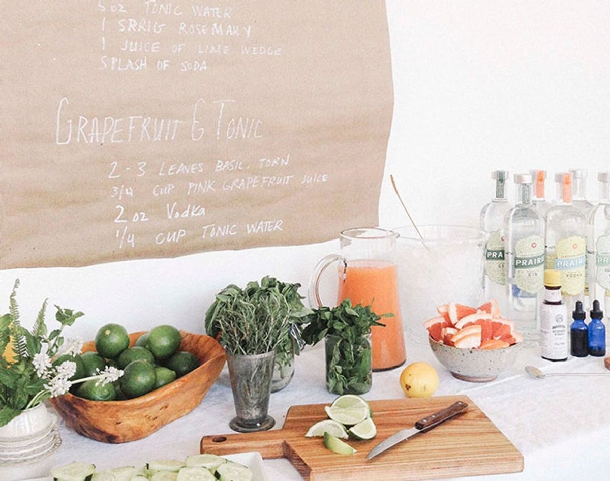 10 DIY Drink Bars for Your Wedding