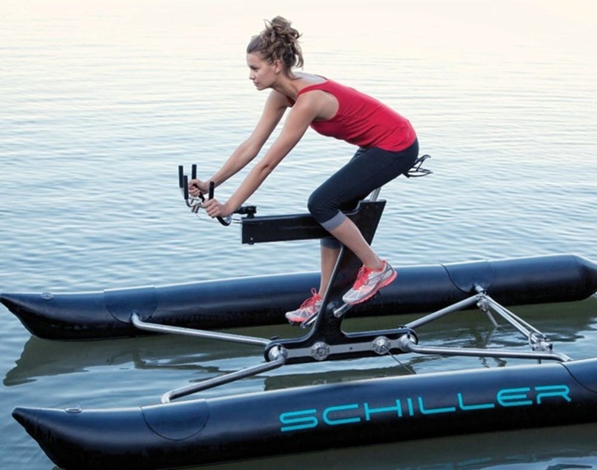 This Water Bike Is the Coolest Way to Work Out