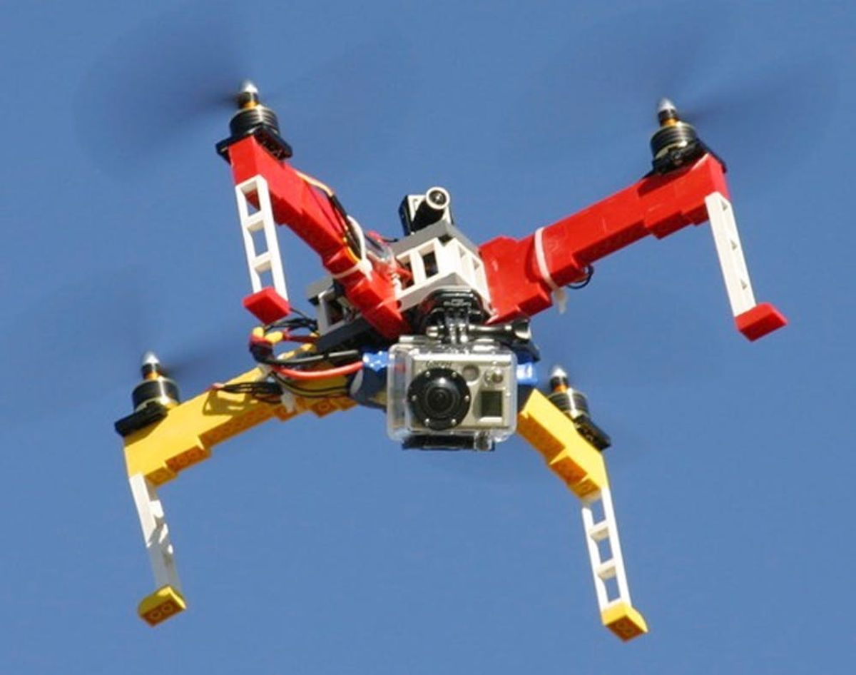 Test Drive the World’s First DIY LEGO Drone