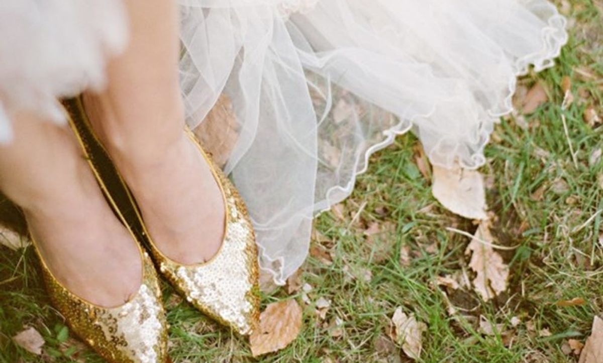20 Gold Wedding Shoes to Wear on Your Big Day - Brit + Co 20 Gold Wedding Shoes to Wear on Your Big Day - Brit + Co