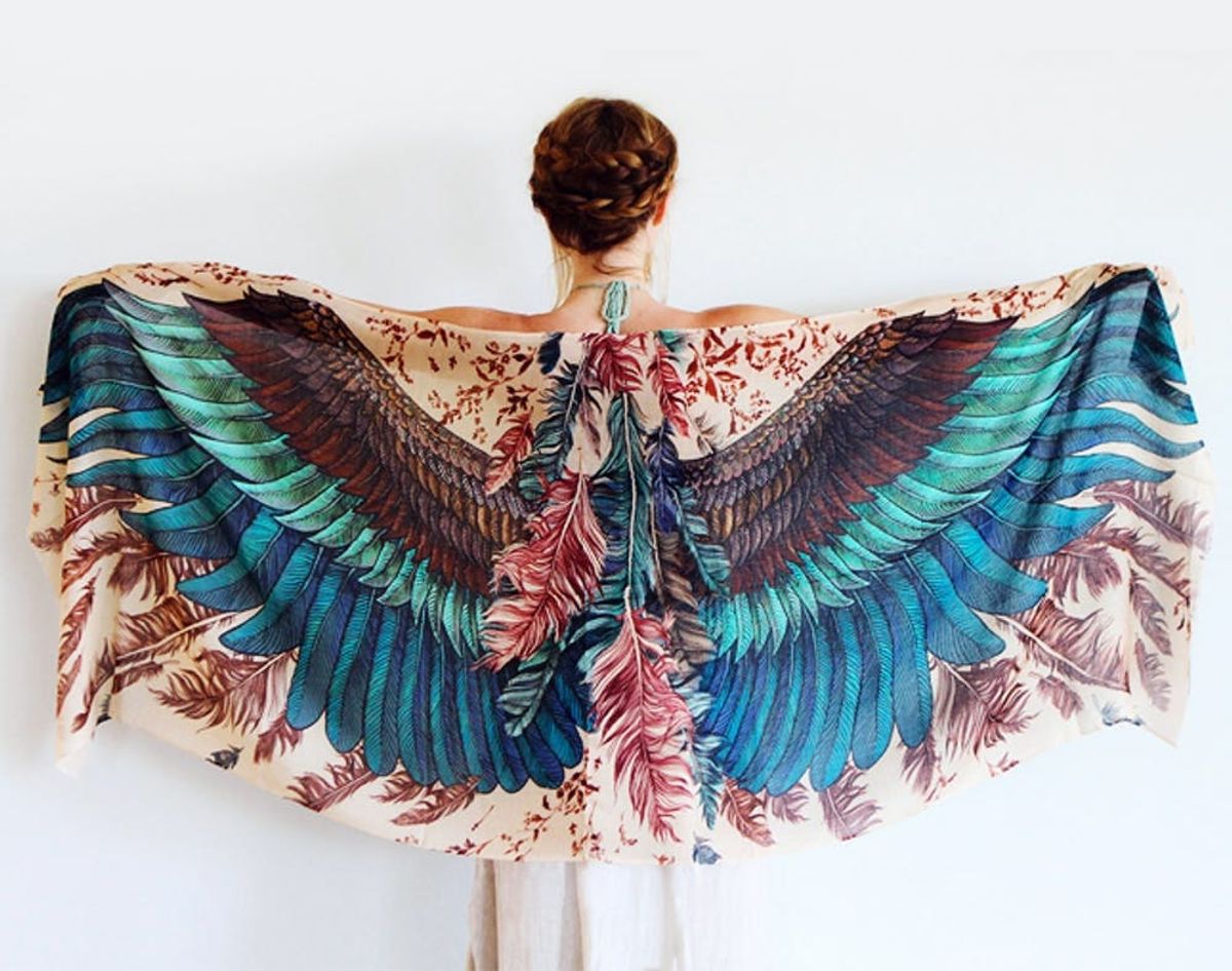 I’m Like a Bird: These Wing Scarves Are Seriously Stunning