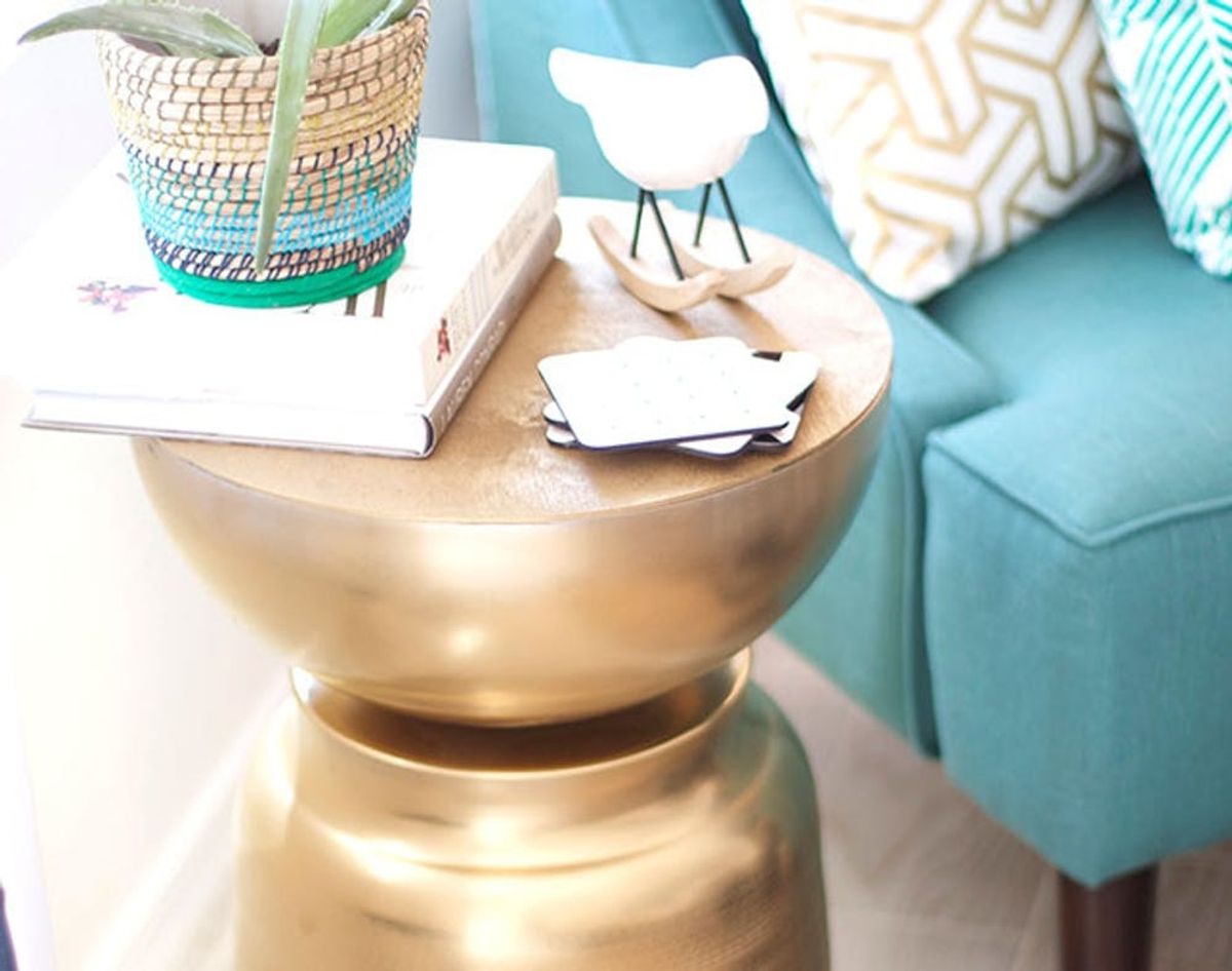 DIY This West Elm-Inspired Side Table in Just 2 Steps