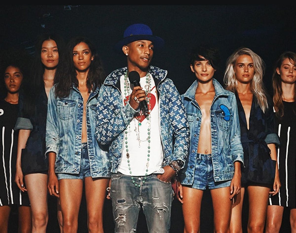 Pharrell + Recycled Plastic = Ocean-Saving Jeans