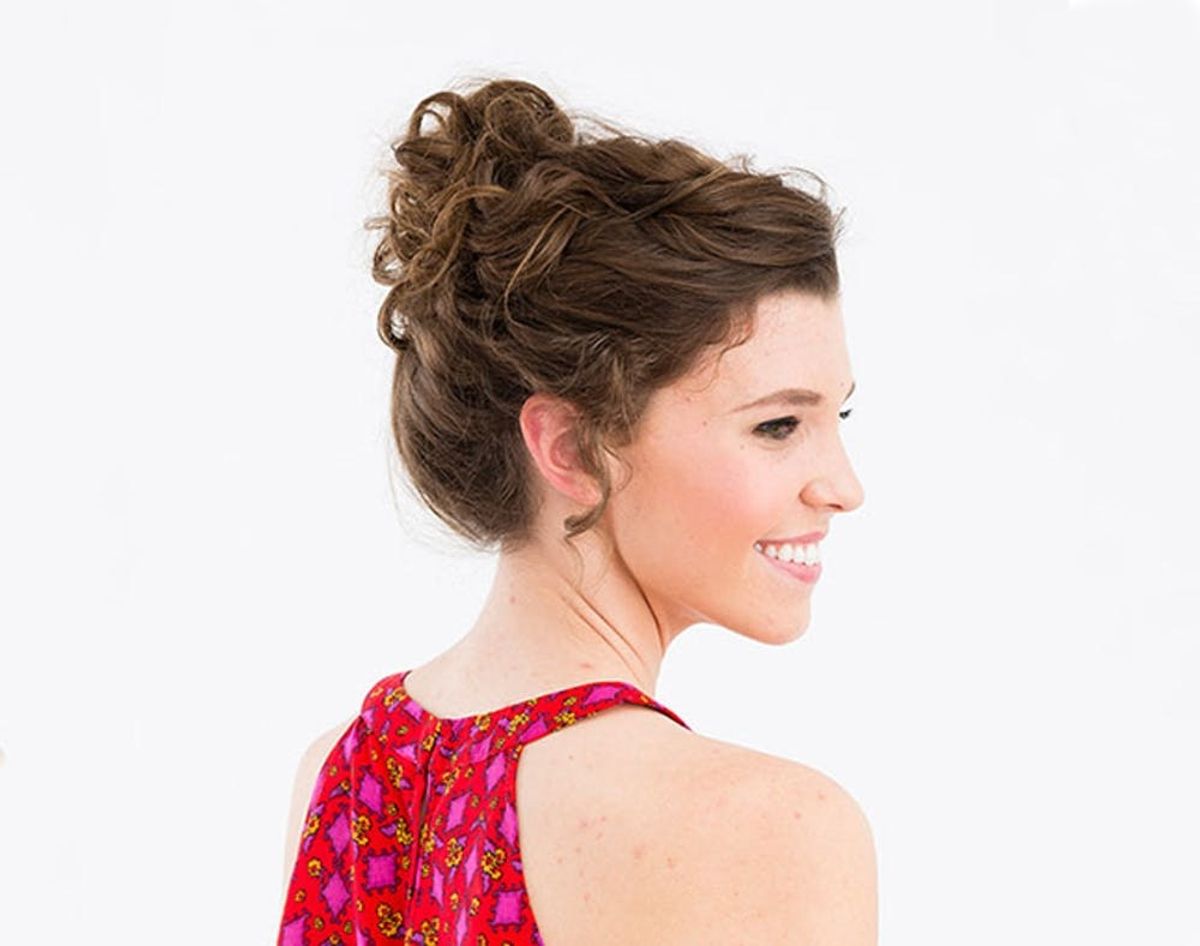 18 Updos for Curly-Haired Girls