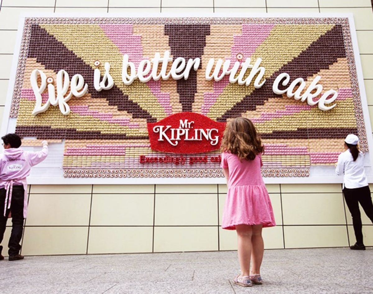Would You Take a Bite Outta This Billboard Made of… CAKE?!