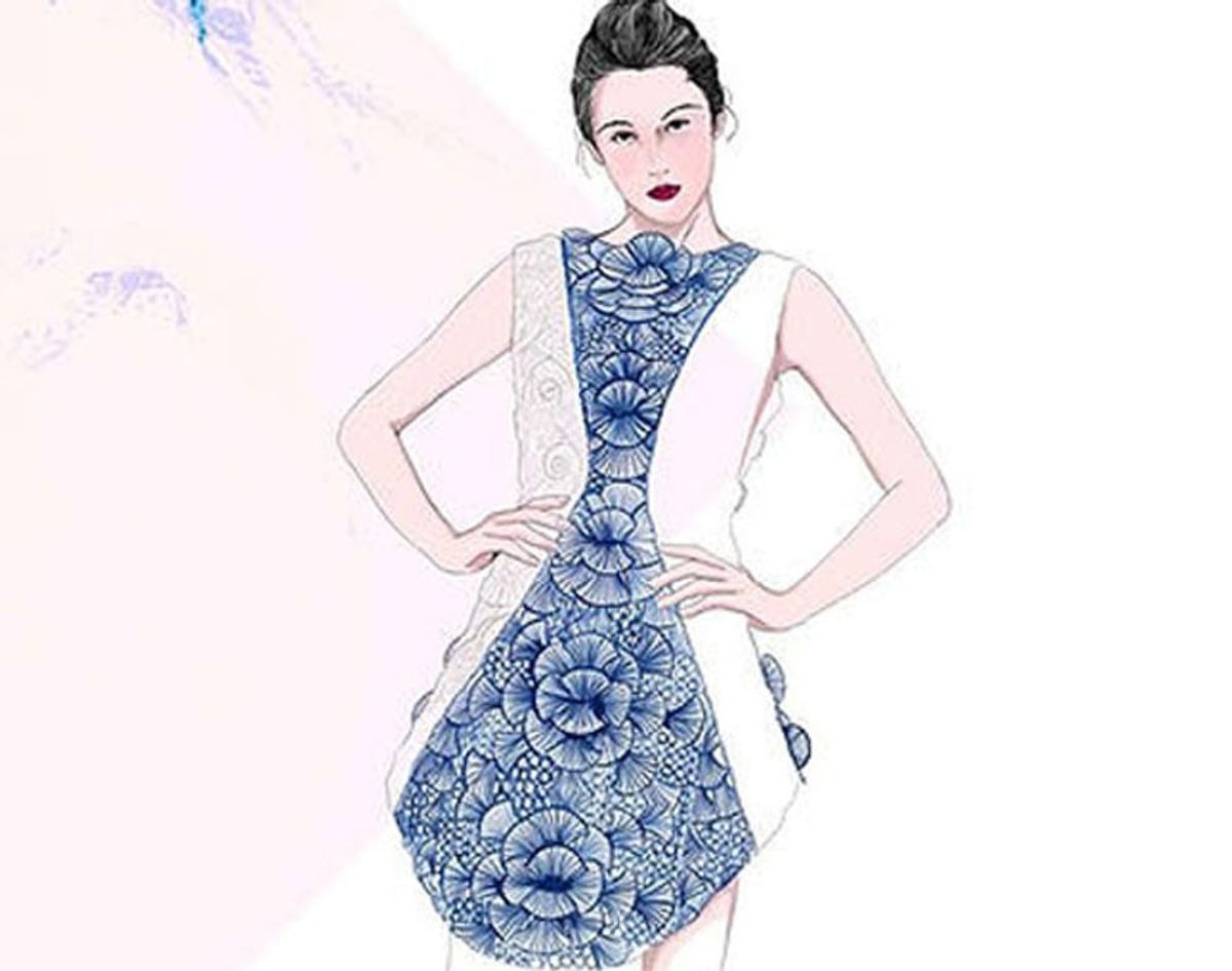 WHOA! This Dress Was Made With a 3D Printing Pen