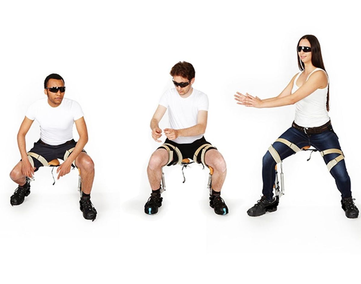 Take a Load Off Anywhere With The Chairless Chair