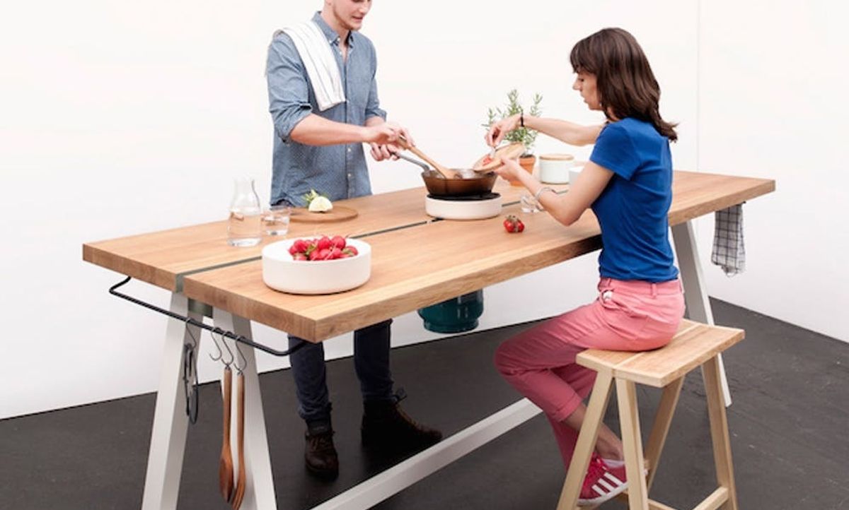 Um, WHAT? This Table Can Cook You Dinner - Brit + Co