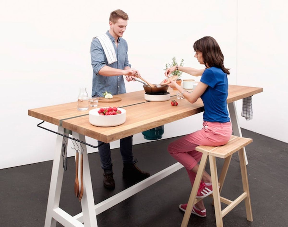 Um, WHAT? This Table Can Cook You Dinner