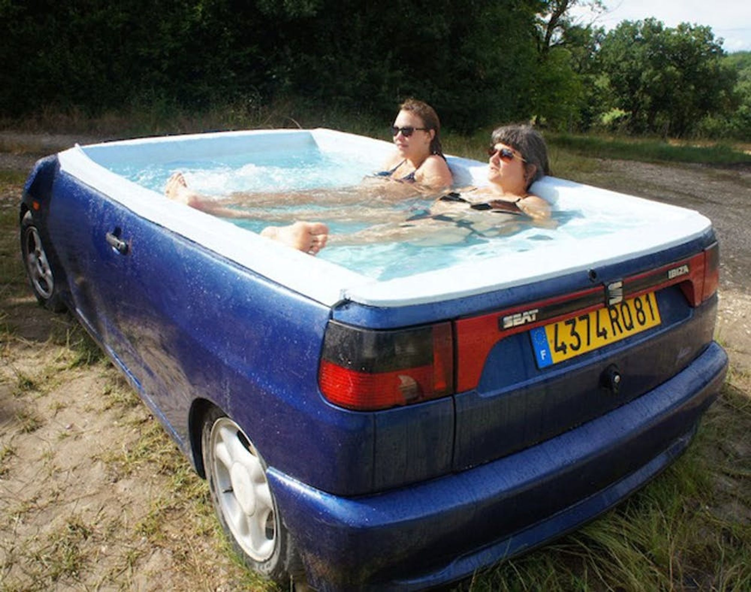 Nothin’ to See Here, Just a Casual Hot Tub Car
