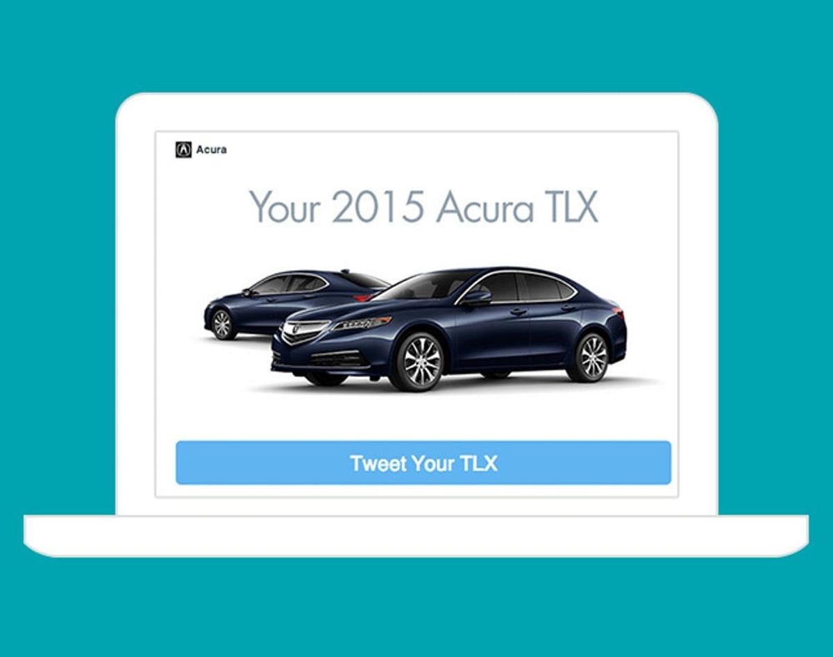 Acura Lets You Customize Your Car from Twitter