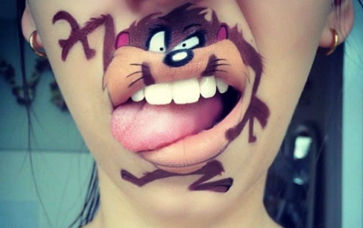 See How This Face Painting Genius Turns Her Lips into Art