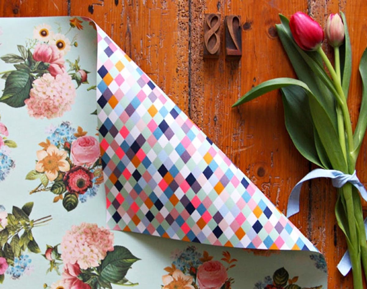 18 Floral Wrapping Papers to Buy or DIY
