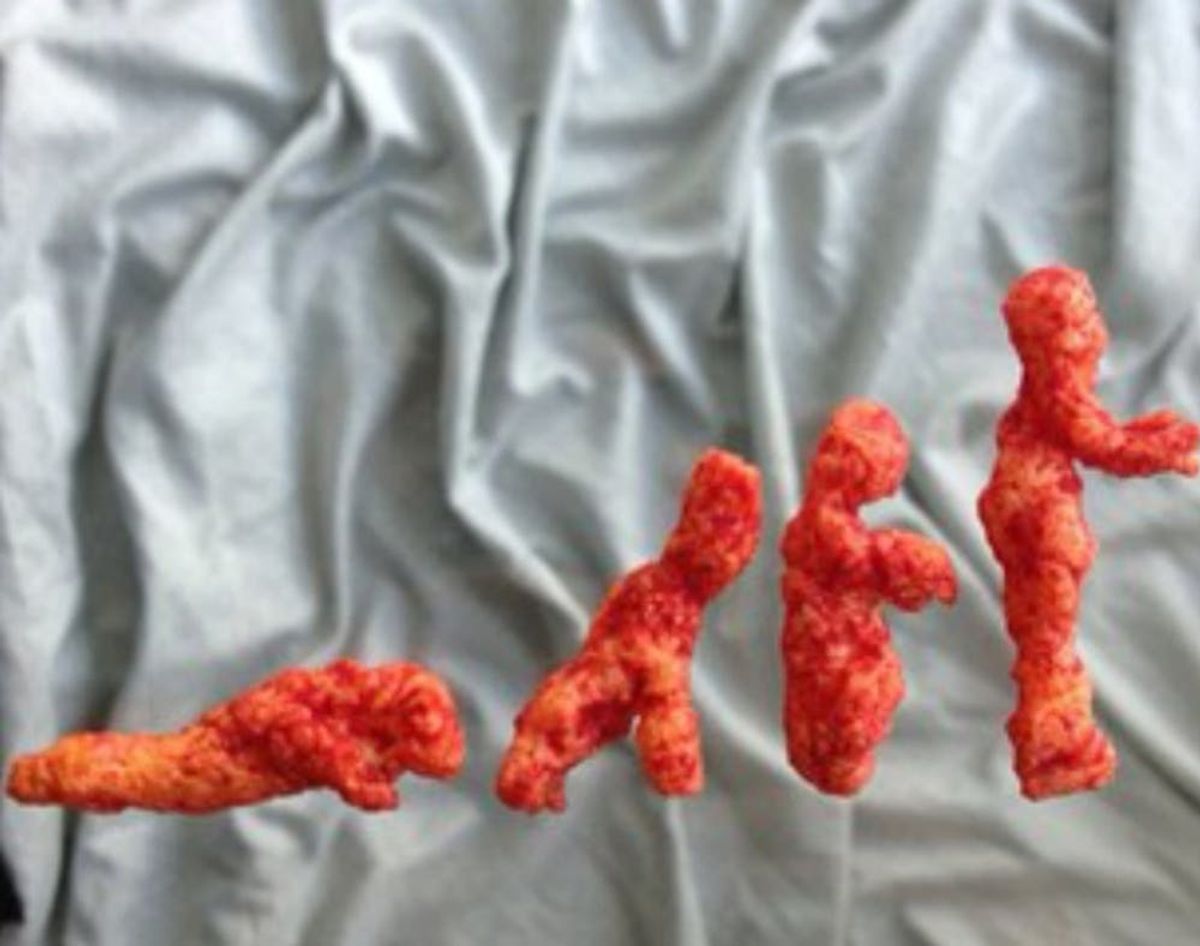 WTF: Cheese Curl Instagram Art Exists?!